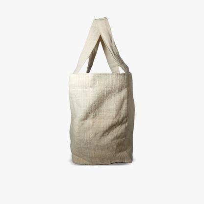 Roonnee Carry-all Tote –  Natural White Cotton