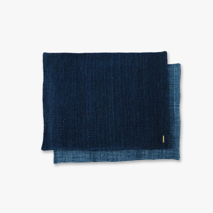 Roonnee cotton placemat – Kram indigo dyed – Set of 2